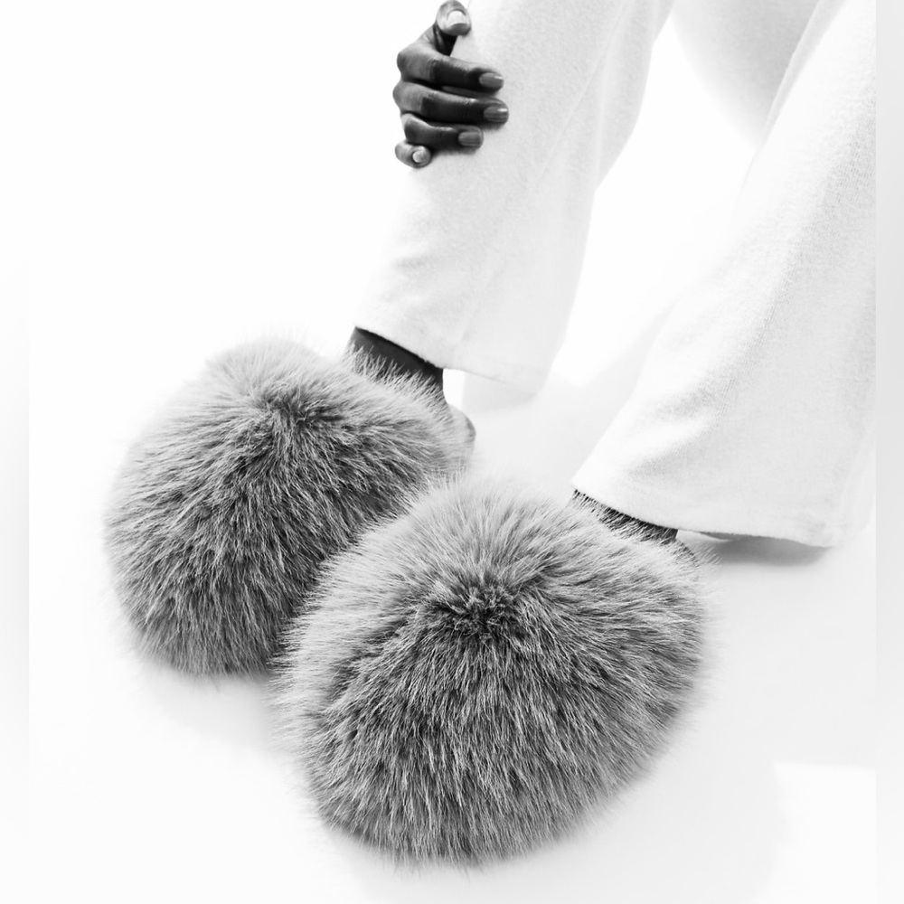 UGG Scufette Chalet Tipped Fur Slippers